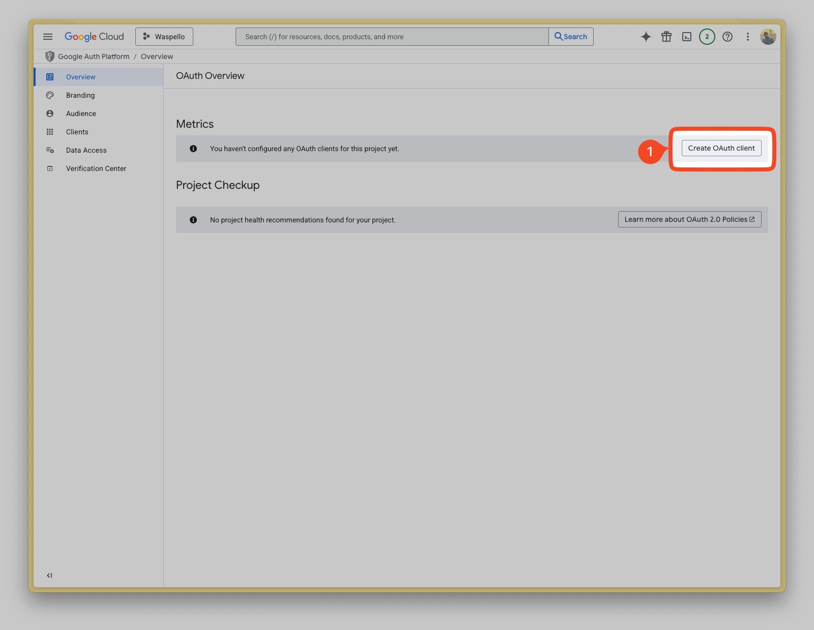 Google Console Screenshot 7